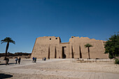 Habu-Tempel,Tempel von Ramses III.,Luxor,Ägypten.