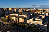 Aerial view of The Zaragoza Auditorium, officially the Princess Leonor Auditorium of Zaragoza , is a concert hall and conference centre located in the city of Zaragoza