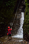 Canyoning and waterfall rappelling experience with Pure Trek in La Fortuna, Costa Rica