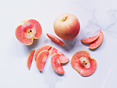 Apple variety 'Lucy red'