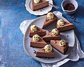 Cappuccino cake with mascarpone cream