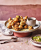 Acacia seed lokma with syrup