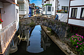 The picturesque fishing town of Ea in the Basque country, Euskadi, Vizcaya bay Bizkaia, Euskalerria, Spain