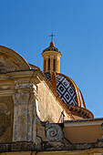 The Church of San Gennaro on the Amalfi Coast in Vettica Maggiore, Praiano, Italy.