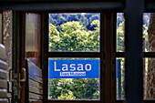 Azpeitia old steam train car in the Basque Railway Museum one of the most important of its kind in Europe. Railway history of Euskadi in Azpeitia, Gipuzkoa, Euskadi, Basque country, Spain.