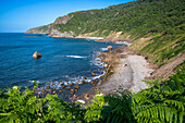 Beach next to San Juan de Gaztelugatxe, Basque Country, Euskadi, Euskaerria, Spain.