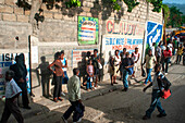 Street scene in Port au Prince city center, Haiti