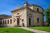 Outside of House of Assemblies or Casa de Juntas, the basque country parlement, Gernika Lumo, province of Biscay, Pais Vasco, Euskadi, Spain