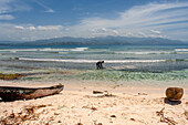 Fishermen in Cayes-à-L’eau, a fishermen islet located northeast of Caye Grand Gosie, Île-à-Vache, Sud Province, Haiti