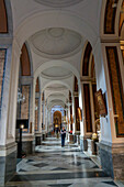 A side aisle of the Cathedral of Saints Philip and James in Sorrento, Italy.