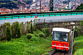 Funicular de Artxanda cable car, Bilbao, Biscay, Basque Country, Euskadi, Euskal Herria, Spain