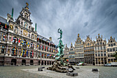 City hall in Antwerp Belgium , GROTE MARKT