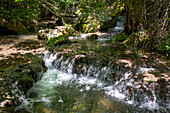 Desfiladero del rio Purón, Puron River Canyon in the Valderejo Natural Park. Alava. Basque Country. Spain