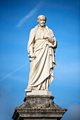 Statue of San Ignacio de Loyola, founder of the Jesuit Company, Shrine and Basilica of Loyola, between the towns of Azpeitia and Azcoitia, Spain.