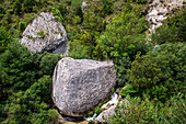 Desfiladero del rio Purón, Puron River Canyon in the Valderejo Natural Park. Alava. Basque Country. Spain