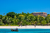 Waterfront beach in Île-à-Vache, Sud Province, Haiti