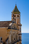 The Church of San Gennaro on the Amalfi Coast in Vettica Maggiore, Praiano, Italy.