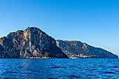 Die Insel Capri, Italien, in der Bucht von Neapel im Tyrrhenischen Meer.