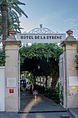 The entrance to the Hotel de la Syrene in Sorrento, Italy.