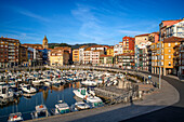 Old town and fishing port of Bermeo in the province of Biscay Basque Country Northern Spain.