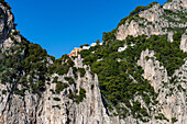 The Hotel Punta Tragara, a 5-star luxury hotel on a cliff top in Capri, Italy.