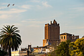 Torre delle Milizie or Tower of the Militia, a 12th Century medieval tower in Rome, Italy.