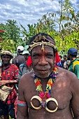 Ceremony for the arrival of the health Minister of Papua New Guinea in Hoskins Airport, New Britain