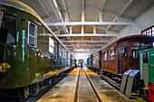 The Basque Railway Museum, located in the garages and workshops of the former Urola railway in Azpeitia, Gipuzkoa, Euskadi, Basque country, Spain.