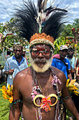 Ceremony for the arrival of the health Minister of Papua New Guinea in Hoskins Airport, New Britain