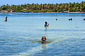 Waterfront beach in Île-à-Vache, Sud Province, Haiti