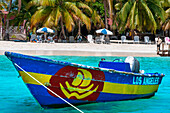 Abaka bay resort waterfront beach in Île-à-Vache, Sud Province, Haiti