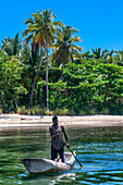 Waterfront beach in Île-à-Vache, Sud Province, Haiti