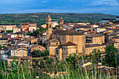 Elciego village of La Rioja where wine is the most important, La Rioja Alavesa, Alava, Araba Euskal herria, Euskadi Spain.