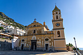 The Church of San Gennaro on the Amalfi Coast in Vettica Maggiore, Praiano, Italy.