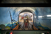 Funicular de Artxanda cable car, Bilbao, Biscay, Basque Country, Euskadi, Euskal Herria, Spain