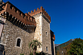 The Acadamy of Fine Arts in a 15th Century castle on Piazza Antonio Gramsci in Carrara, Italy.