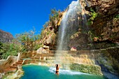 Hot Springs waterfalls, Hammamat Main, Jordan