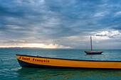 Sailing fishermen boat in Île-à-Vache, Sud Province, Haiti