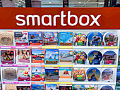 Smartbox-Gang in einem Supermarkt