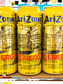 Supermarktregal, Energydrinks, Arizona