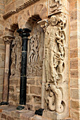 Frankreich, Nouvelle Aquitaine, Limousin, Departement Correze, Beaulieu sur Dordogne, Abteikirche Saint-Pierre