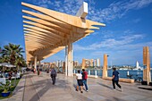 Tourist port, Pergolas de la Victoria, Malaga, Andalusia, Spain