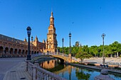 Plaza de Espana, Sevilla, Andalusien, Spanien