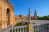 Plaza de Espana, Sevilla, Andalusien, Spanien