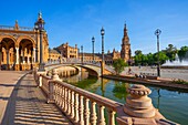 Plaza de Espana, Seville, Andalusia, Spain