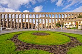 Roman Aqueduct, UNESCO, Segovia, Castile and Leon, Spain