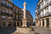 Cervantes-Platz, Santiago de Compostela, Galicien, Spanien