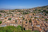 Alcazaba, Mudéjar-Architektur, Alhambra, UNESCO, Granada, Andalusien, Spanien