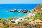 Agios Nikolaos beach, Agali, Folegandros Island, Cyclades Islands, Greek Islands, Greece, Europe