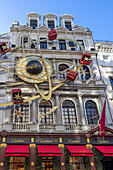 Cartier London New Bond Street Shop with Christmas Decorations, London, England, United Kingdom